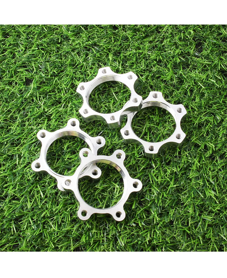 MUQZI 2Pcs 44mm 48mm Bike Hub Disk Disc Brake Rotor Adapter Freewheel Threaded Hubs 6 Bolt Flange MTB Road Bicycle