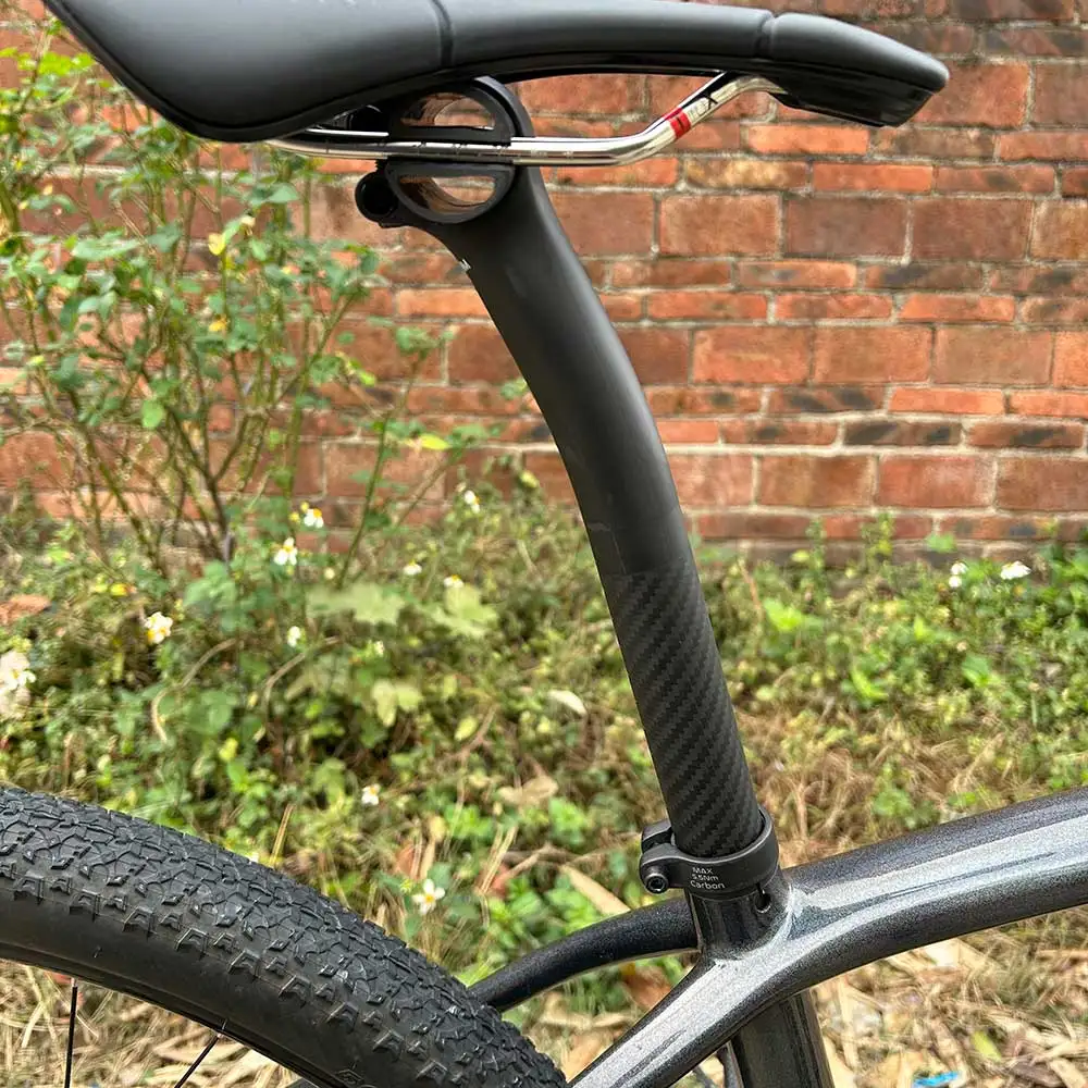 ELITA ONE Carbon Fiber Seatpost Round-Head Setback 5/20mm MTB/Road Seat Post 25.4/27.2/30.9/31.6x350/400/450mm ELITAONE