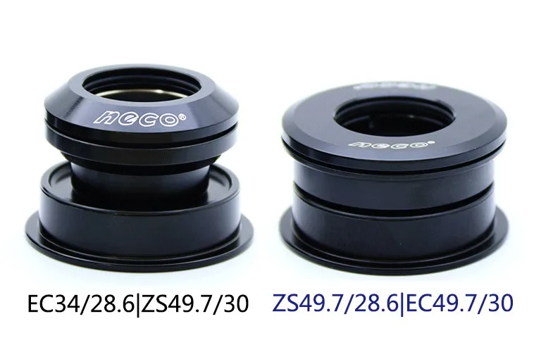 NECO Bearing Headset 49 50 49.5 49.7mm 1.5 for Tapered Straight Fork Downhill Mtb TR AM FR DJ DH Headsets Road Bike
