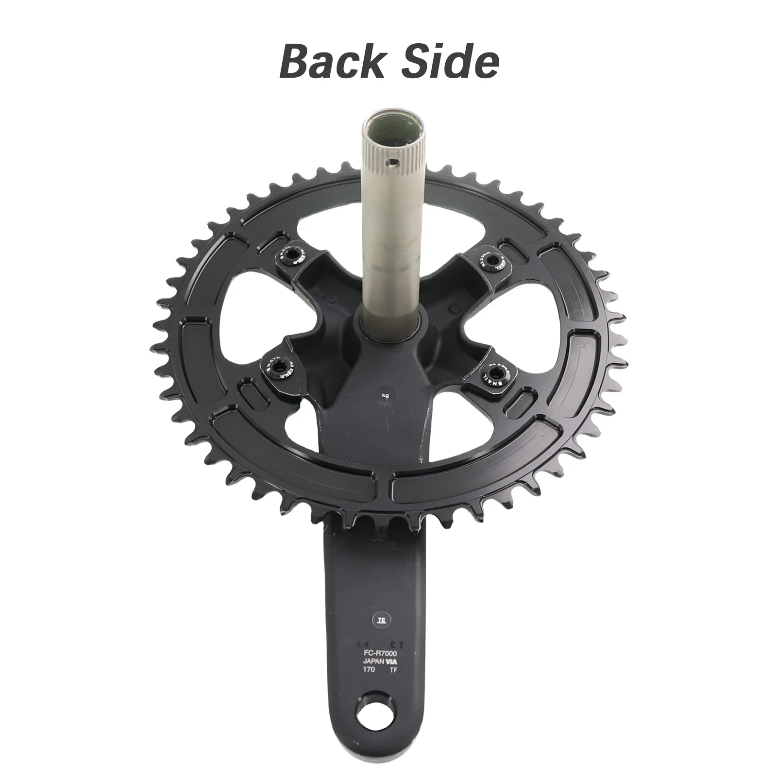 Snail Chainring Decoration Cap for Shimano 105 R7000 R8000 R9100 Cap Cover 4-bolt for Road Bike Decor Cap Crank Cover