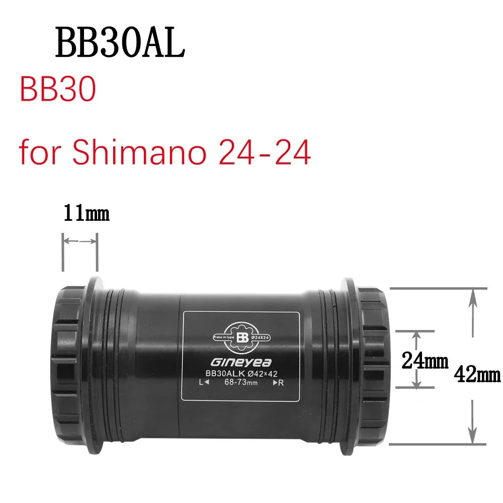 Gineyea Bike bottom bracket BB30 PF30 BB86 BB92 BB386 THREAD TOGETHER THREAD THRU road bike MTB for Shimano for SRAM GXP