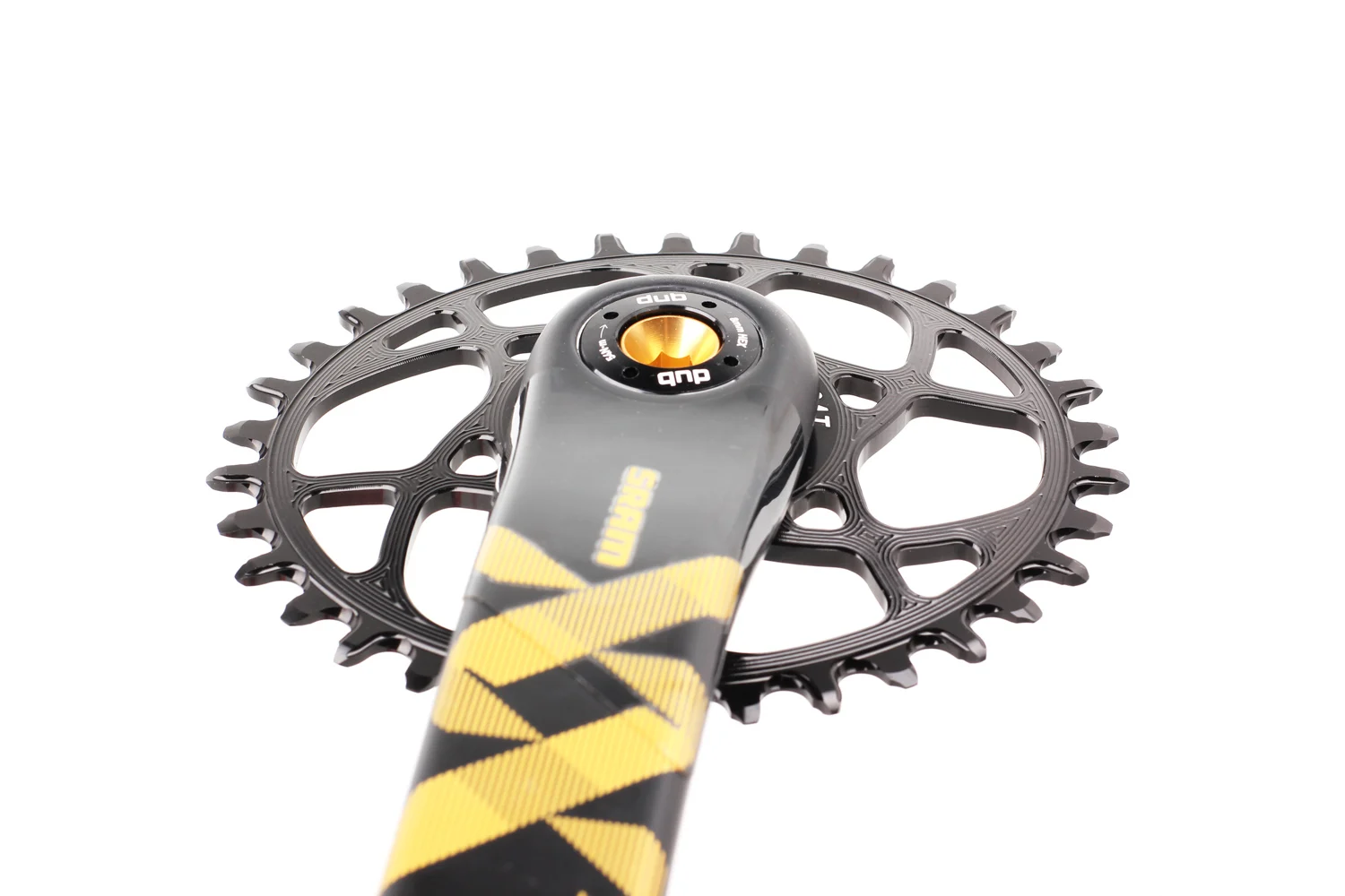 Stone Oval Direct Mount Chainring for SRAM GXP 3-bolt, 6mm Offset