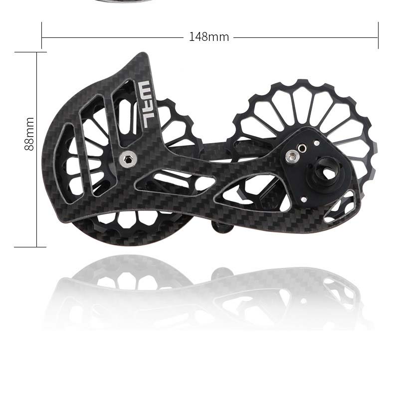 Road Bike Rear Derailleur Carbon Fiber Ceramic Bearing 17T Pulley Guide Wheel R5800 R6800 R7000 R8000 R9100 R9000 4700