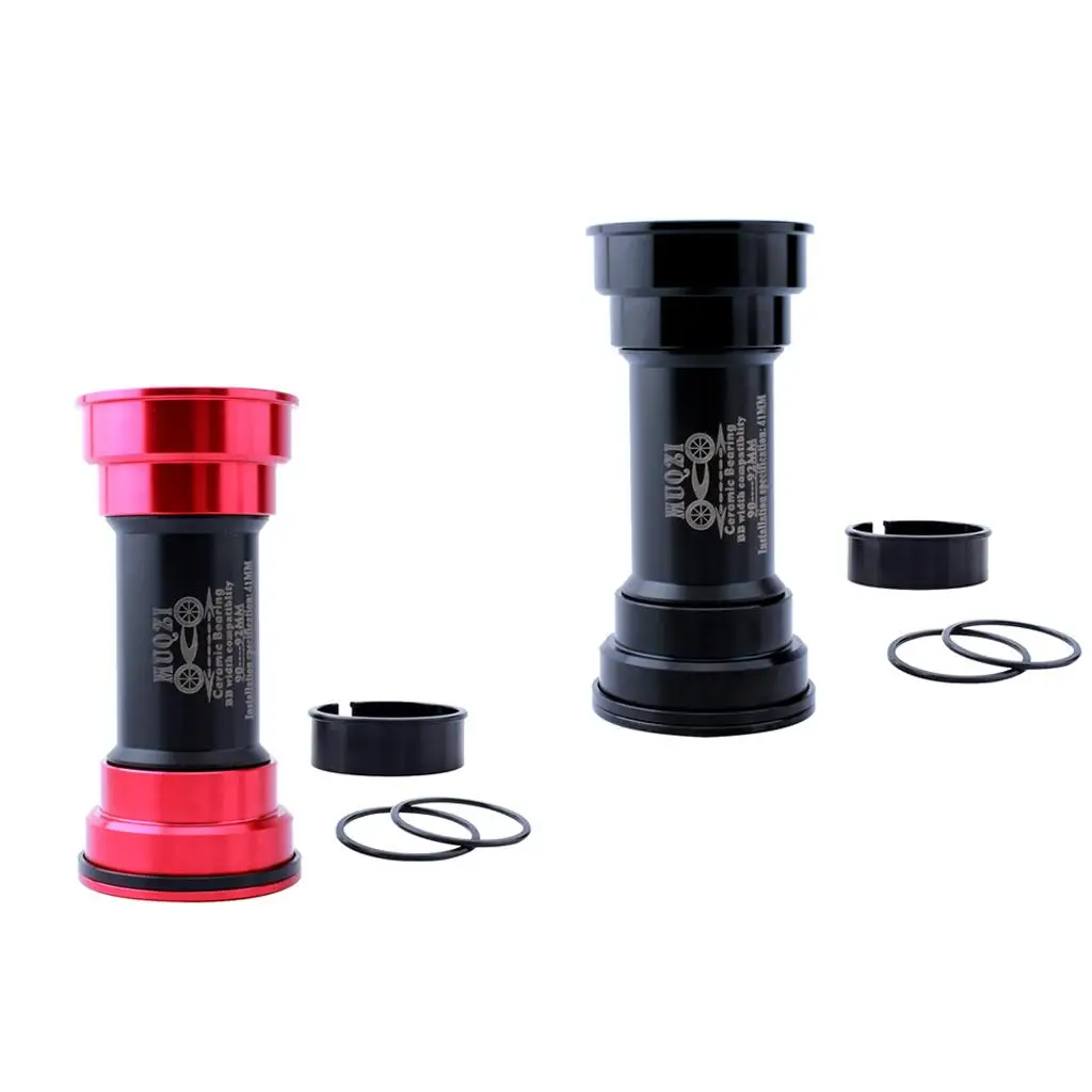 MTB Mountain Rode Bike Bottom Bracket Press Fit BB90-92 Replacement Ceramic Bearing Axis Shaft Fits 41mm Diameter BB
