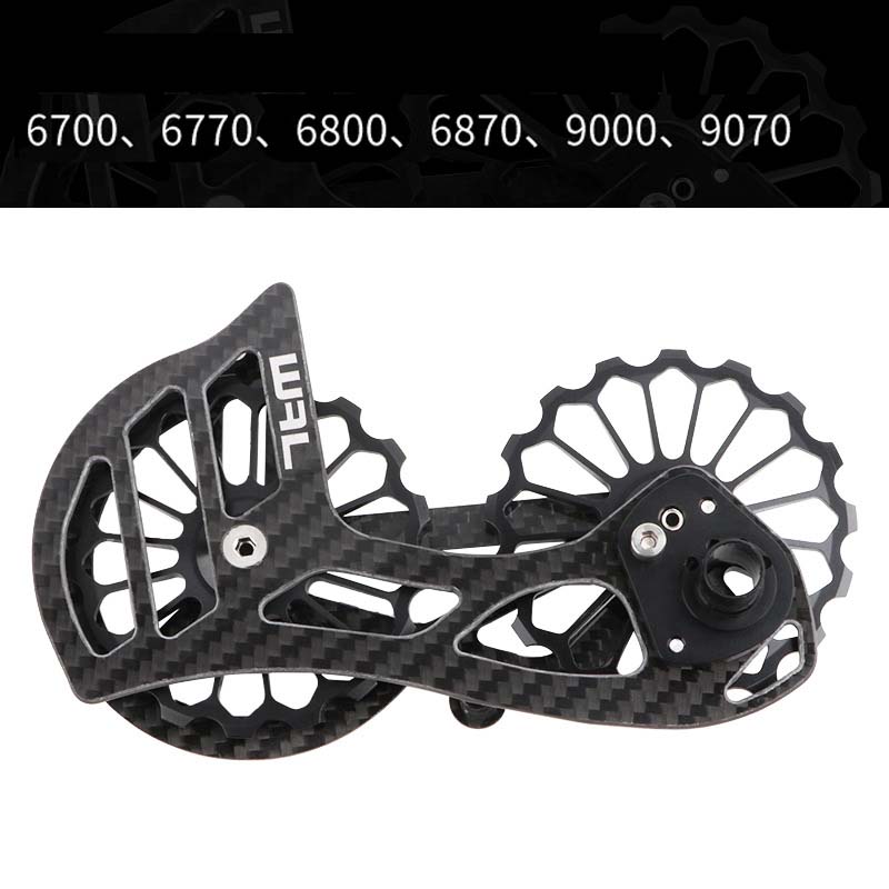 Road Bike Rear Derailleur Carbon Fiber Ceramic Bearing 17T Pulley Guide Wheel R5800 R6800 R7000 R8000 R9100 R9000 4700
