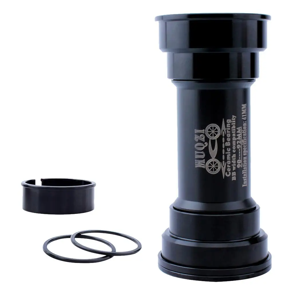 MTB Mountain Rode Bike Bottom Bracket Press Fit BB90-92 Replacement Ceramic Bearing Axis Shaft Fits 41mm Diameter BB