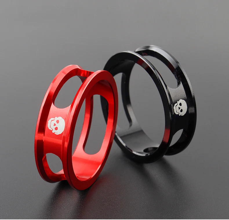MUQZI Fork Washer 10mm CNC Bike Headset Spacer For 1-1/8 inch 28.6mm MTB BMX Road Bicycle Fork Washer