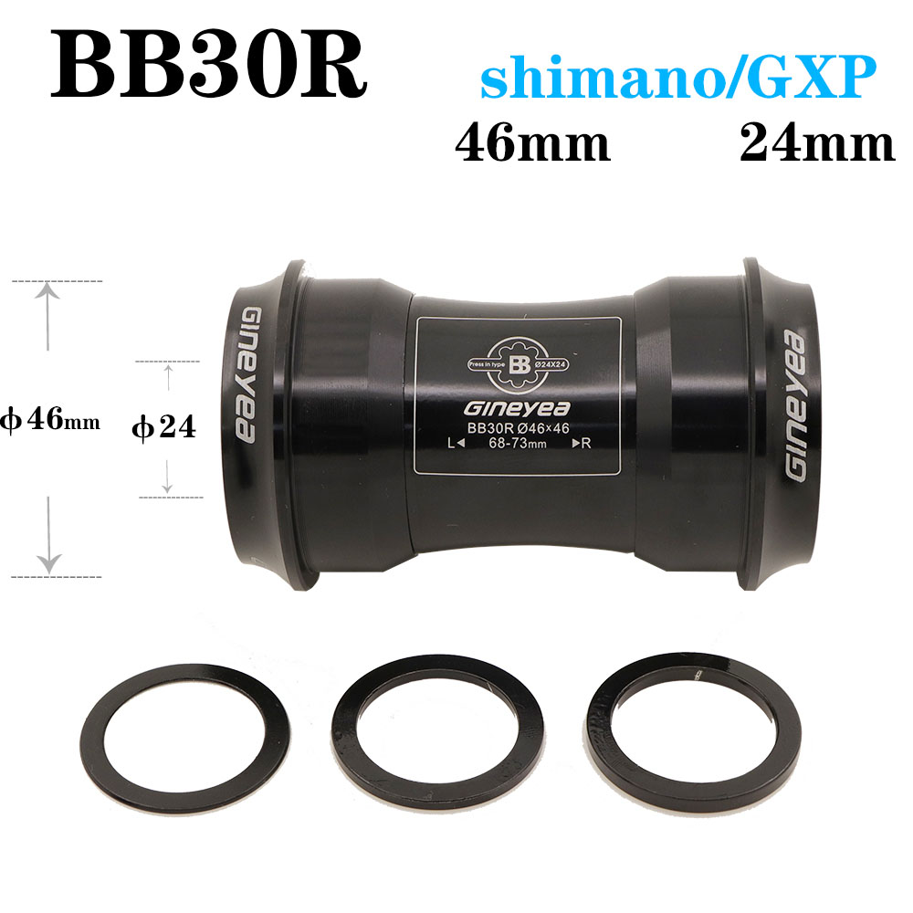 Gineyea Ceramic bearing Bottom bracket bike BB30 PF30 BB86 B79 BB386 for Shimano for SRAM GXP press fit in 24mm 22 19mm