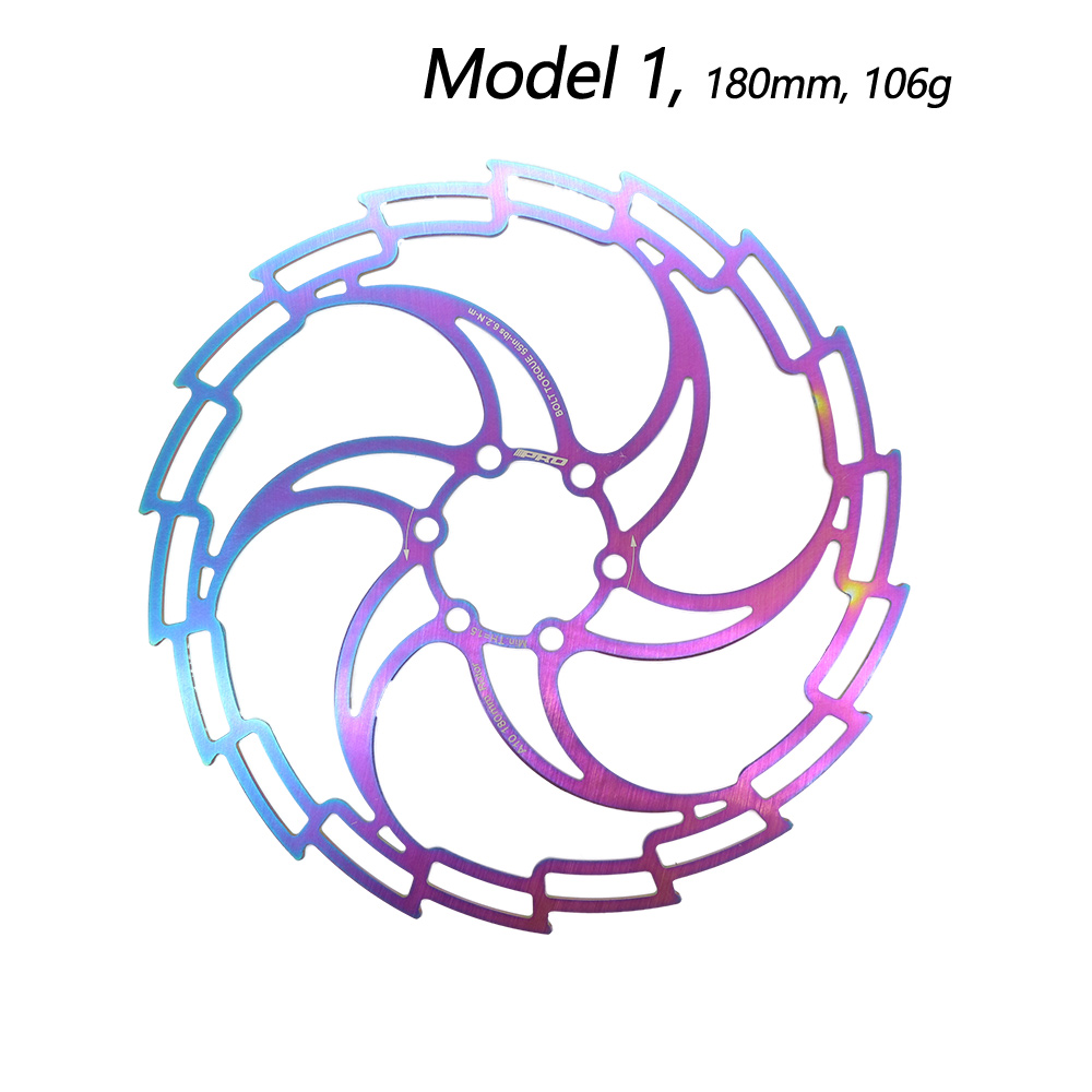 IIIPRO Bike disc brake oil slick stainless steel MTB road bike 160 180 203 rainbow 6 bolts G3 centerline rotor ipro