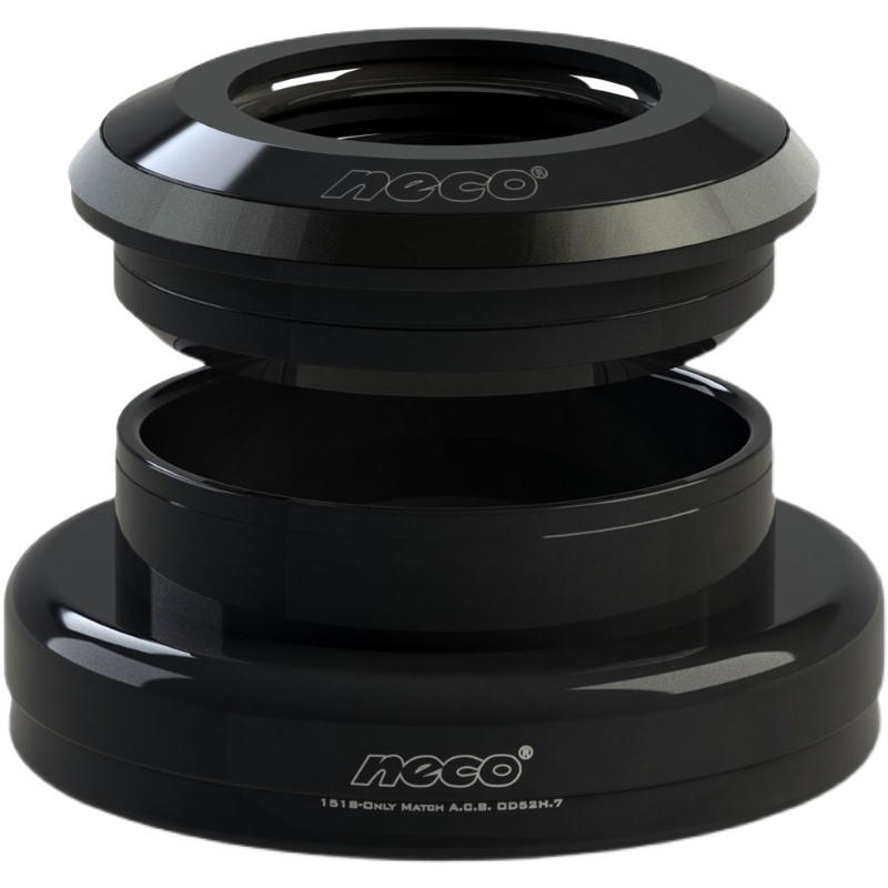 Neco Bike Headset ZS 44 28.6 44 39.8 Threadless fits 1-1/8'' to 1.5'' Tapered Fork Steerer AL Cycling Headset MTB bike