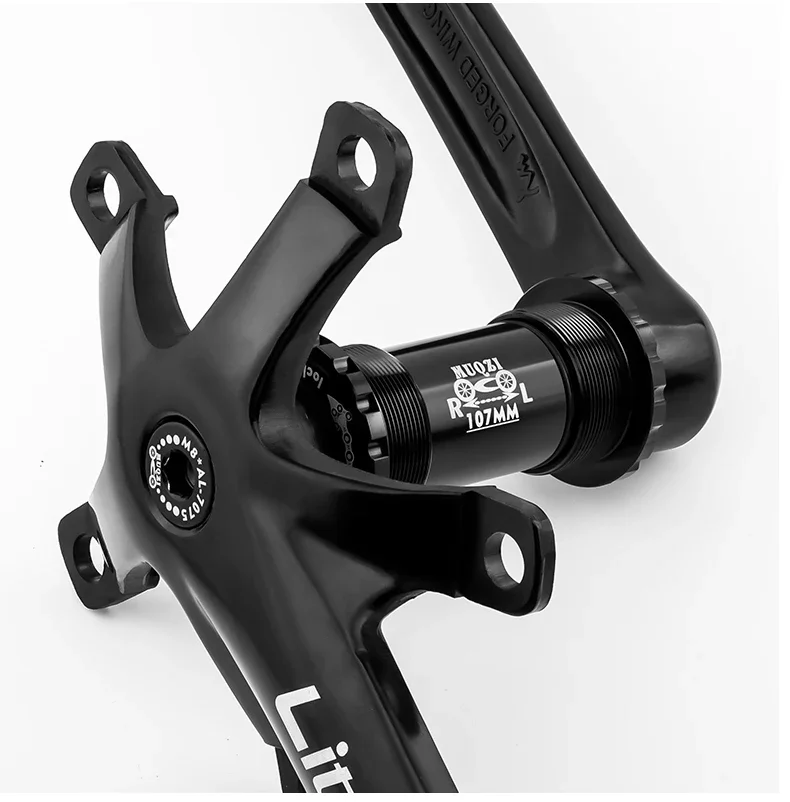 MUQZI Titanium Alloy Bottom Bracket BB68 103 107 110 113 119 122mm Ceramic Square Taper Bottom Bracket 68mm