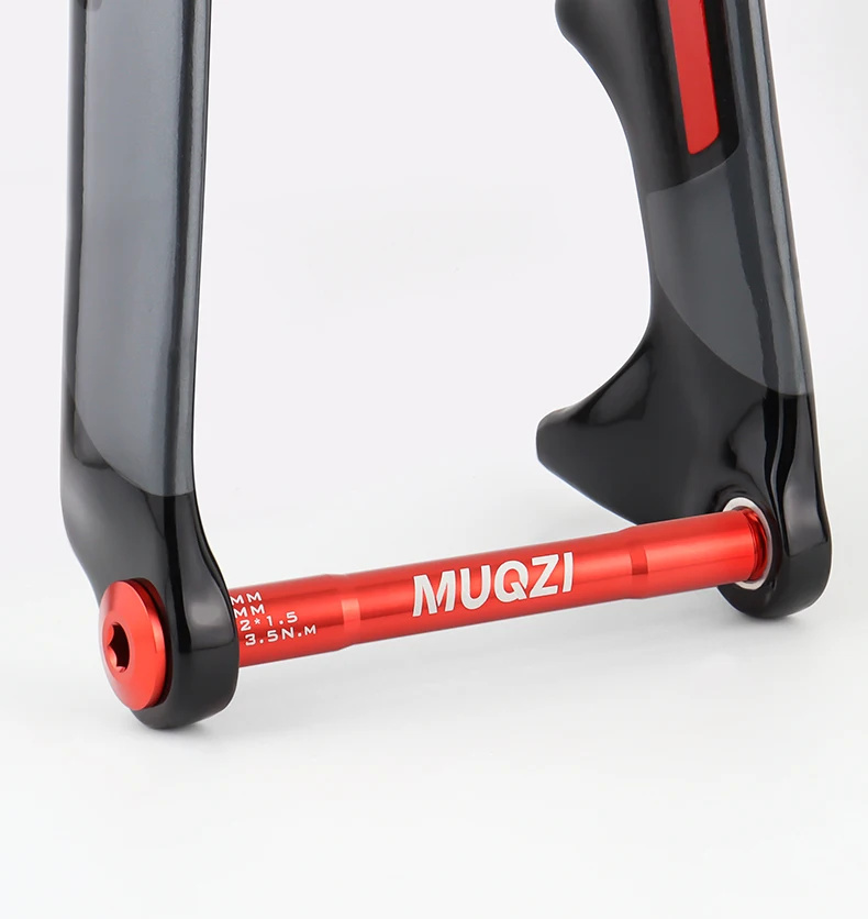 MUQZI MTB Thru Axle 15x100 15x110 12x142 12x100 12x148 Road Bicycle Wheel Axle 12mm 15mm Hub Thru Axle Fork Shaft
