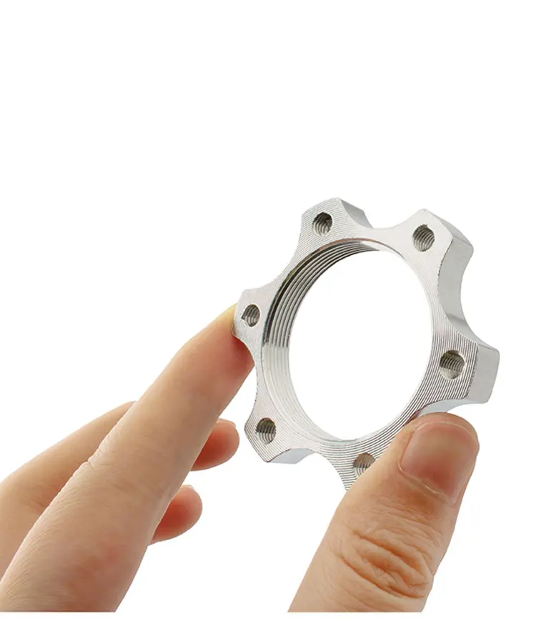 MUQZI 2Pcs 44mm 48mm Bike Hub Disk Disc Brake Rotor Adapter Freewheel Threaded Hubs 6 Bolt Flange MTB Road Bicycle