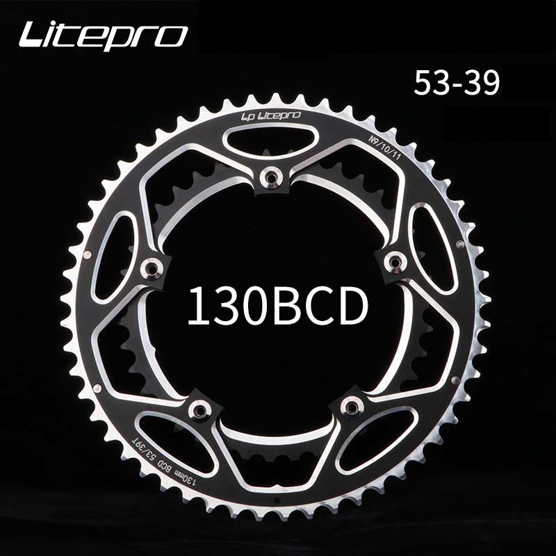 LP Litepro 130BCD 2x Chainring double chainring 130 bcd for