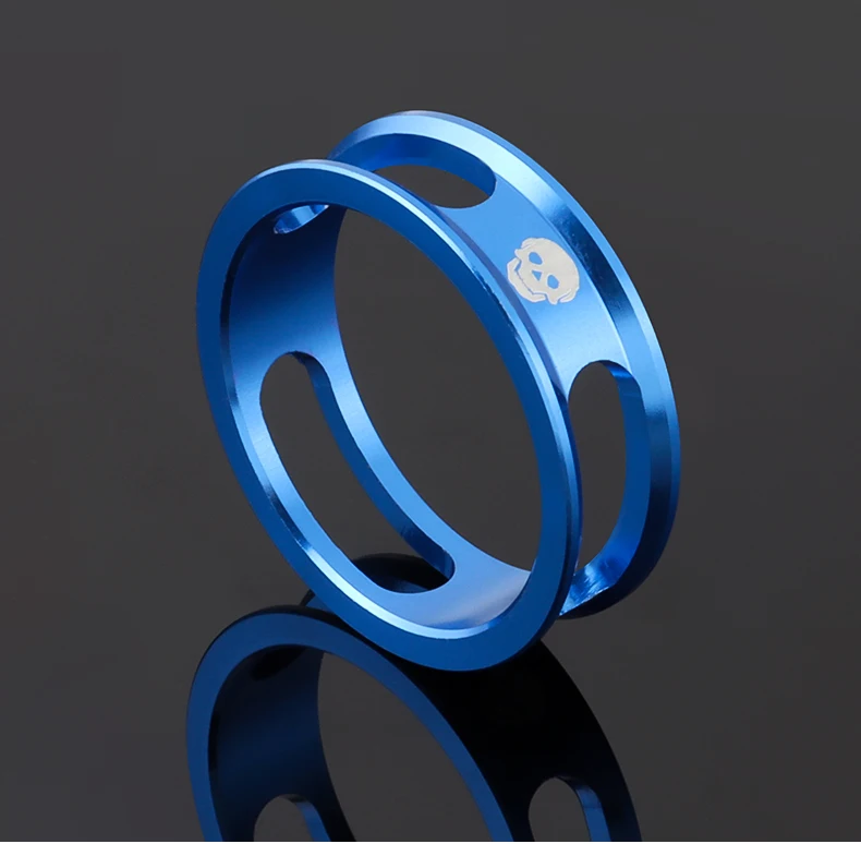 MUQZI Fork Washer 10mm CNC Bike Headset Spacer For 1-1/8 inch 28.6mm MTB BMX Road Bicycle Fork Washer