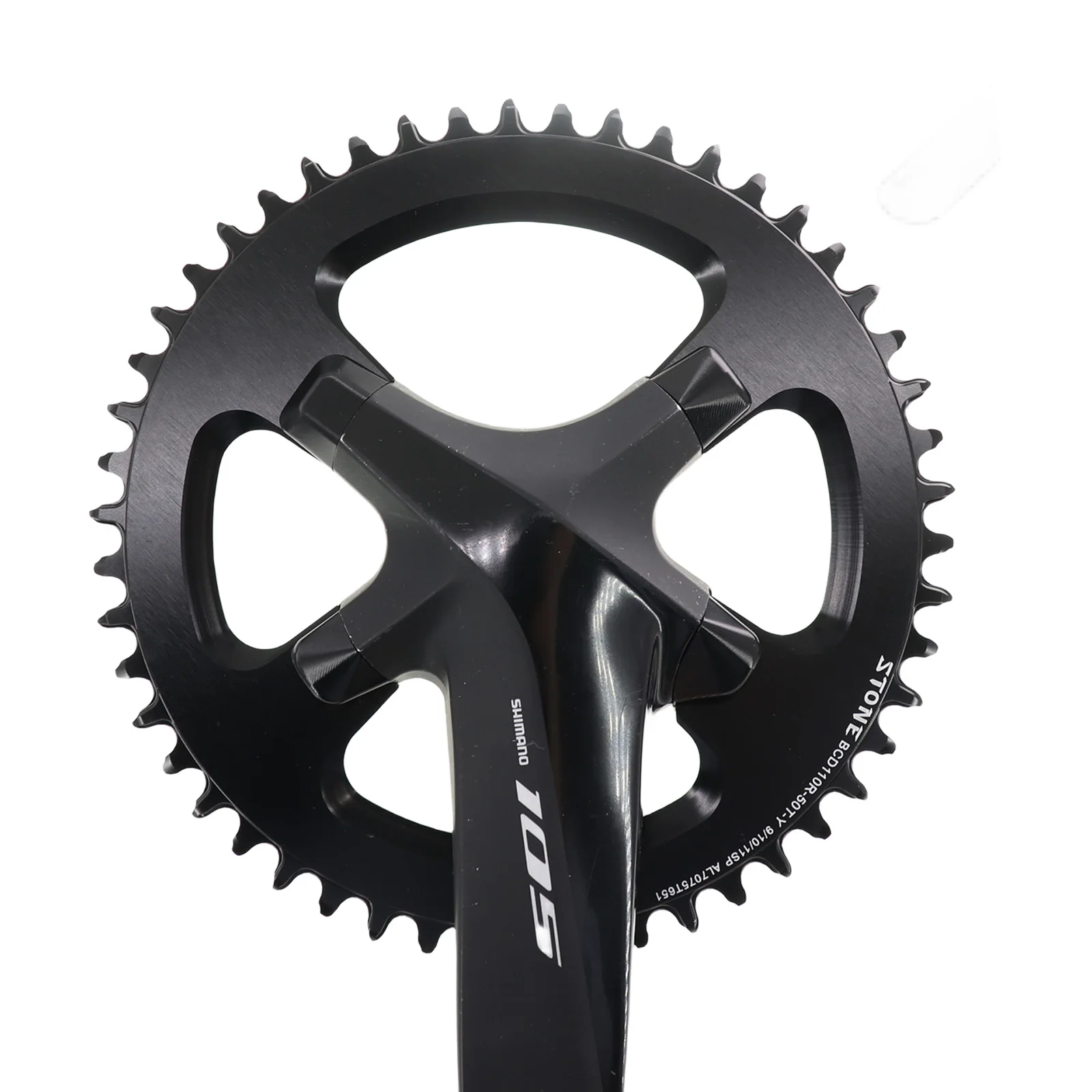Snail Chainring Decoration Cap for Shimano 105 R7000 R8000 R9100 Cap Cover 4-bolt for Road Bike Decor Cap Crank Cover