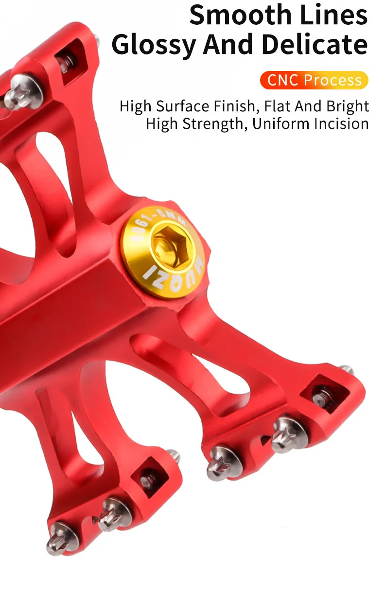 MUQZI 2PCS Bicycle Pedal Cover Bolts M14x5/6.5/9mm Aluminum Bike Pedal Dust-protection Screw MTB Road Cycling Repair