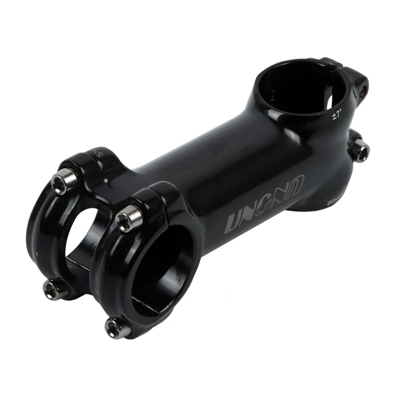 UNO Black Stem Bike 7 17 35 Degree MTB Road Stem Fork 28.6 31.8mm 60/70/80/90/100/110/120/130mm Bicycle King Kalloy