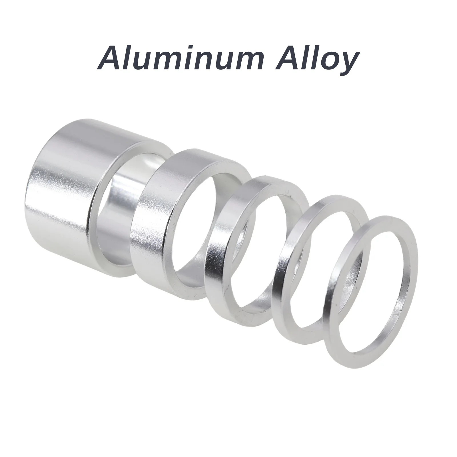Neco 1 Inch 25.4mm 20/10/5/3/2mm Bicycle Headset Stem Al Bike Fork Star Nut Top Cap Cover Adjusting Dust Cover Spacer