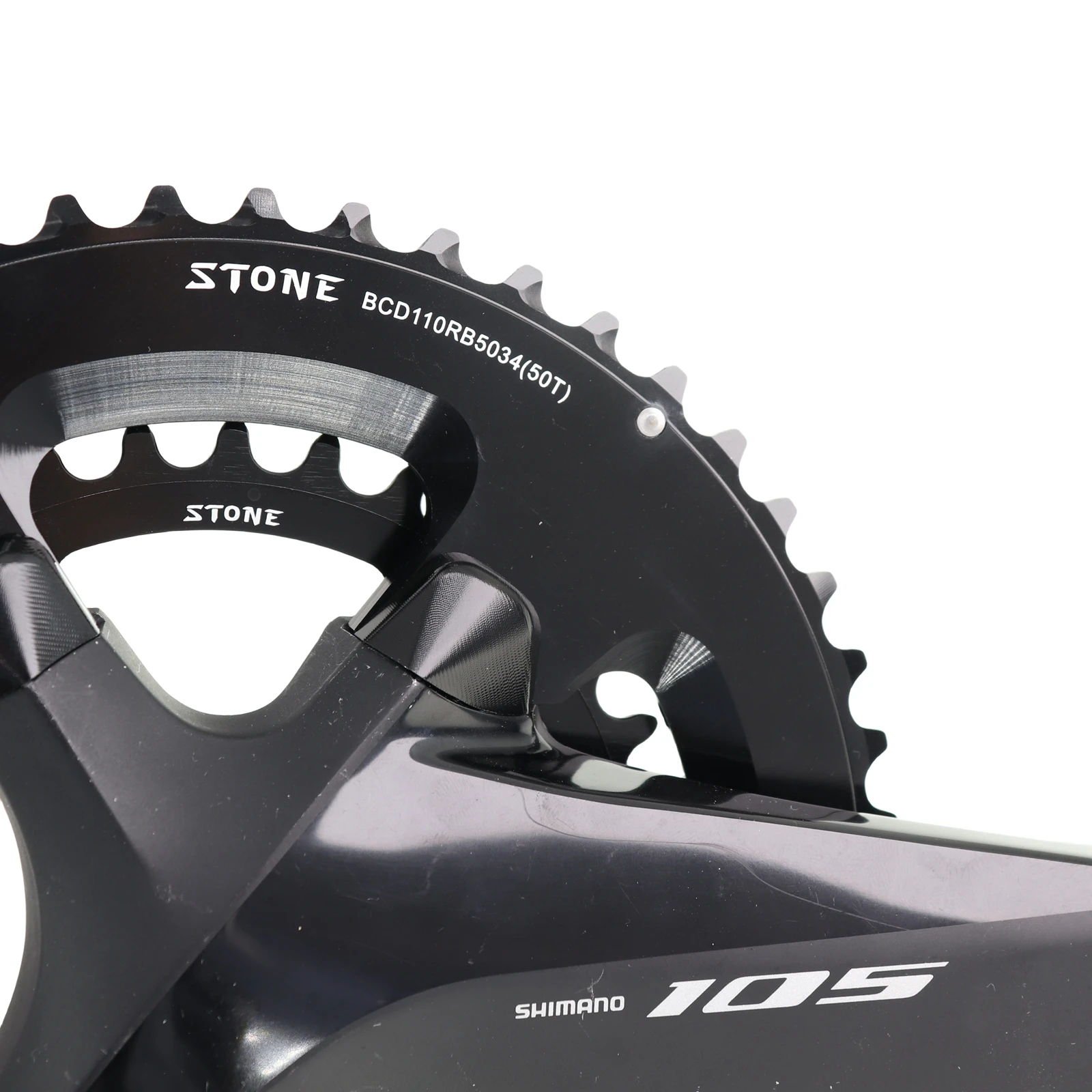 Snail Chainring Decoration Cap for Shimano 105 R7000 R8000 R9100 Cap Cover 4-bolt for Road Bike Decor Cap Crank Cover