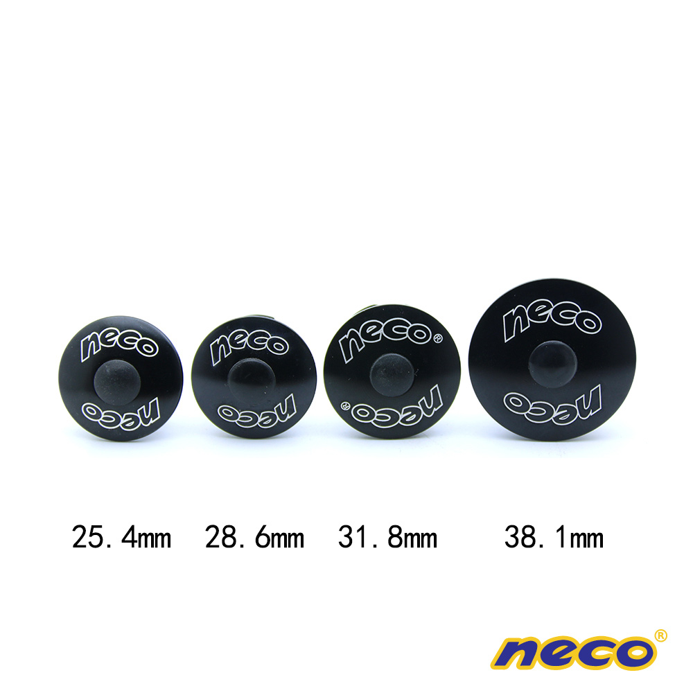 Neco Bike Headset Star Nut Stem Top Cap Cover cap bolt for fork 25.4/28.6/31.8/38.1mm 1 1/8 1 1/4 1 1/2