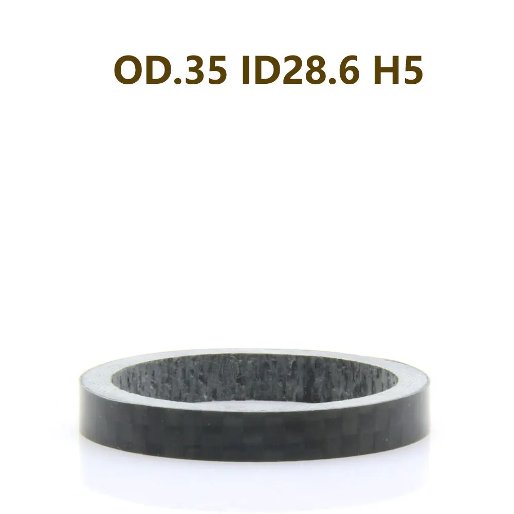 Neco 1.125 Inch 28.6mm 20/10/5/3/2mm Bicycle Headset Stem Al Carbon Fibre Bike Fork Adjusting Dust Cover Spacer Washer