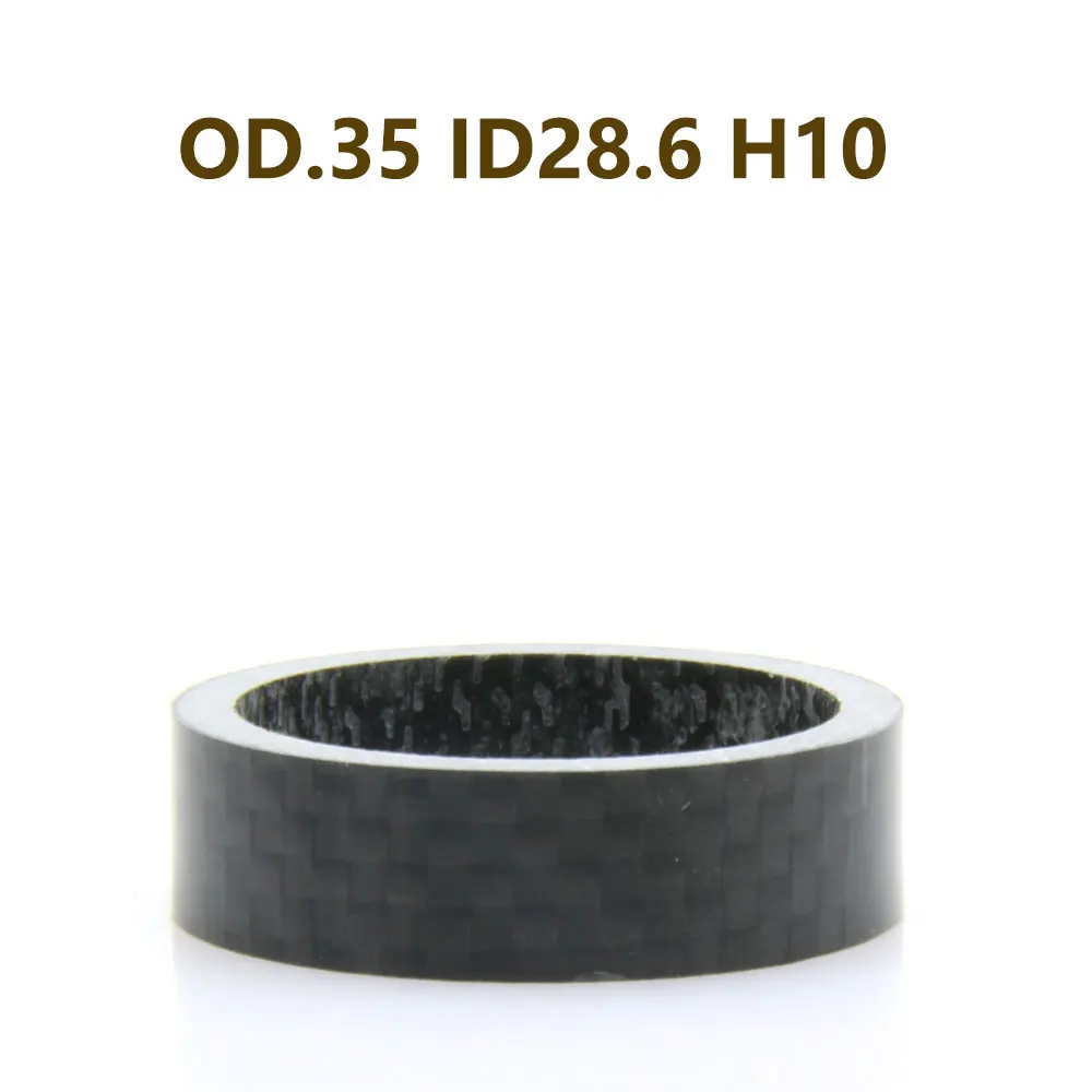 Neco 1.125 Inch 28.6mm 20/10/5/3/2mm Bicycle Headset Stem Al Carbon Fibre Bike Fork Adjusting Dust Cover Spacer Washer