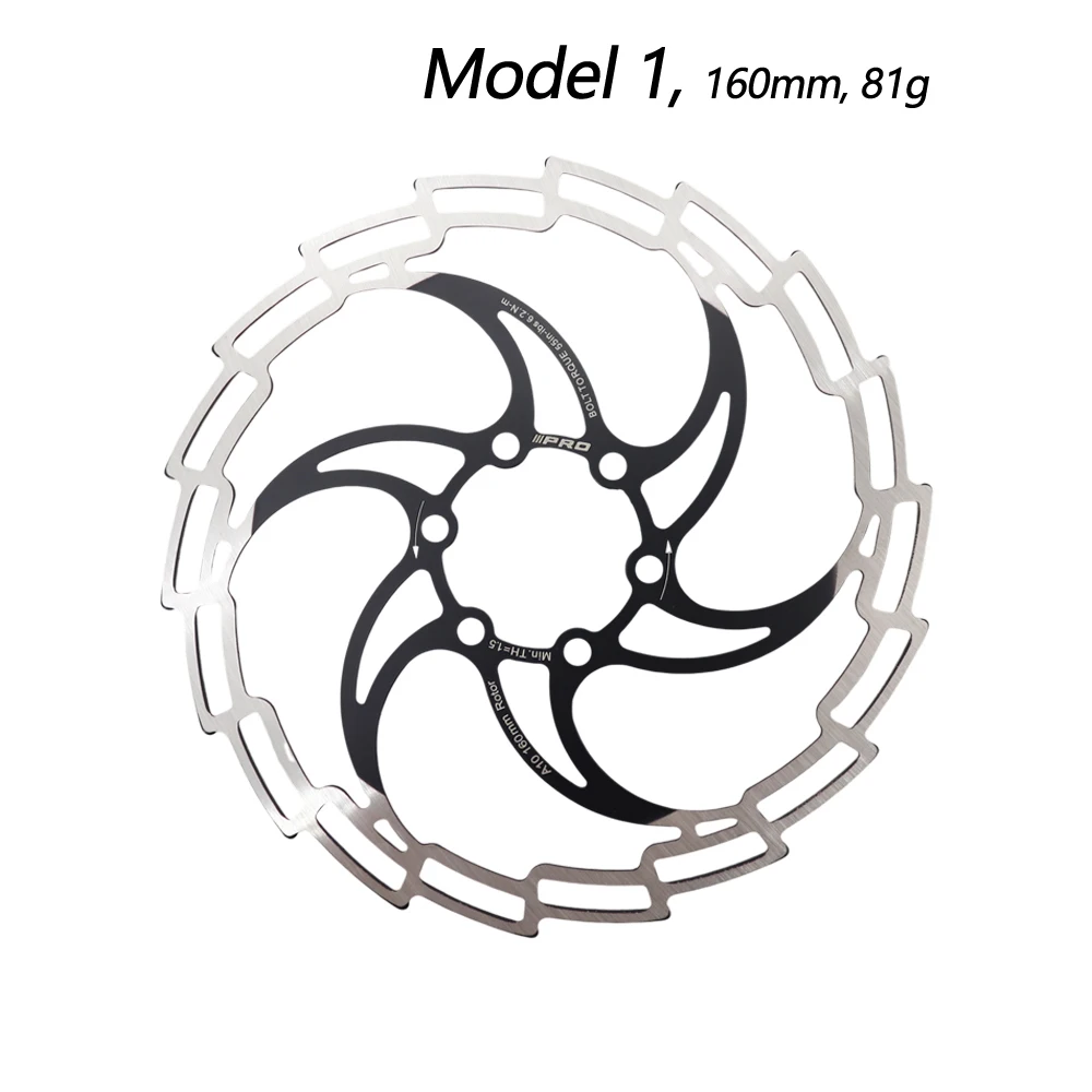 IIIPRO Bike disc brake oil slick balck red stainless steel MTB road bike 160 180 203 rainbow 6 bolts G3 rotor ipro