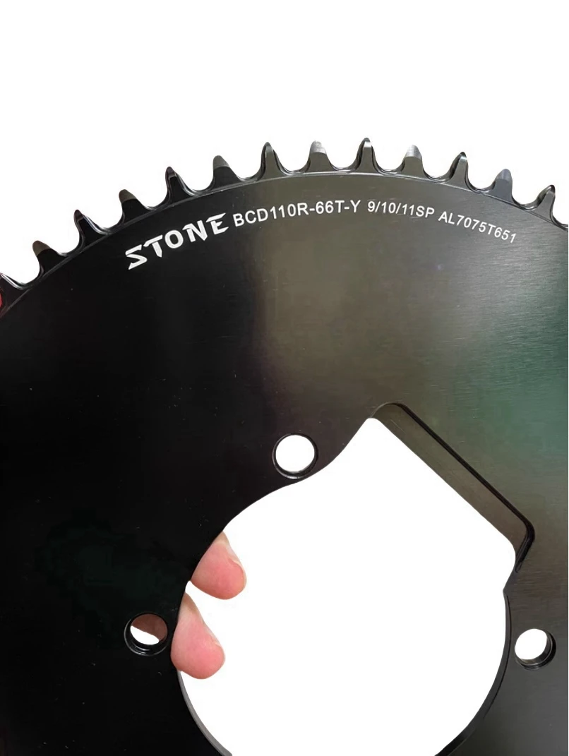 Stone 110BCD Round Chainring for Shimano 105 R7000 UT R8000 DA R9100 42–70T