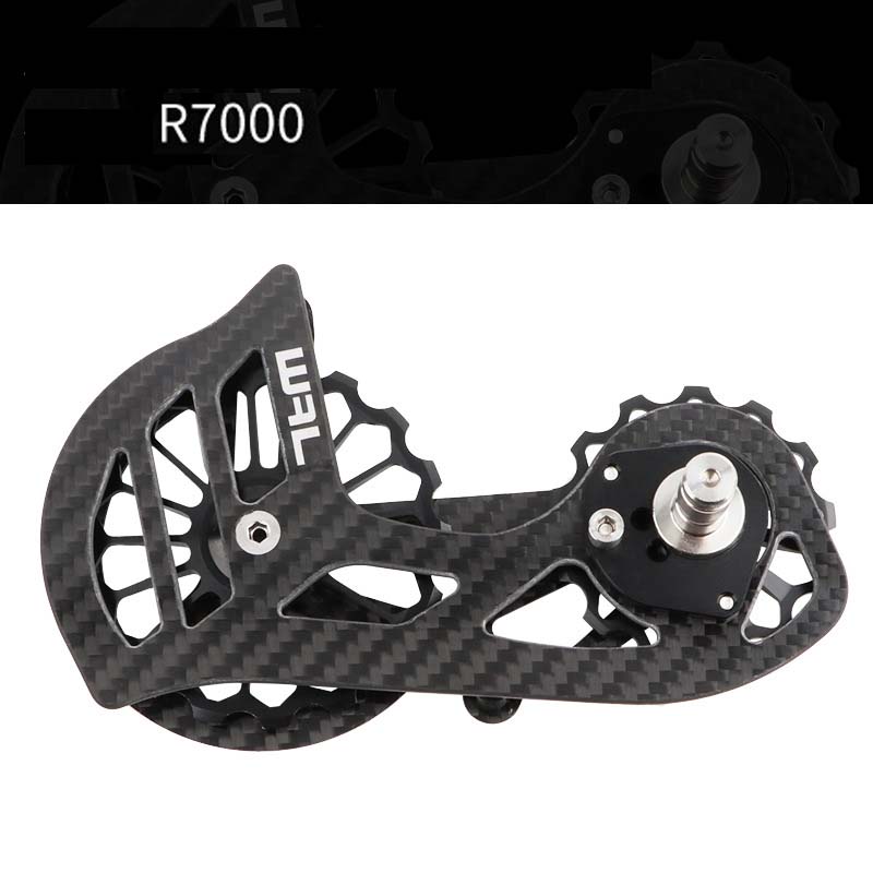 Road Bike Rear Derailleur Carbon Fiber Ceramic Bearing 17T Pulley Guide Wheel R5800 R6800 R7000 R8000 R9100 R9000 4700
