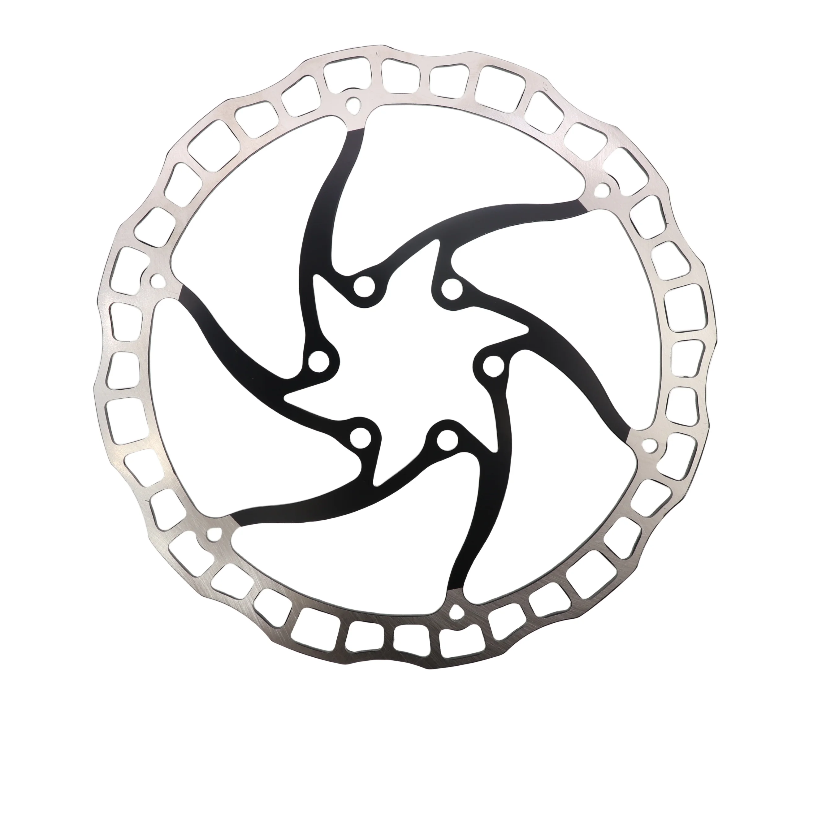 ASHIMA ARO 08 Stainless Steel Disc Brake Rotor 140/160/180/203mm for 6-Bolt MTB Hubs, Black Red Silver Options