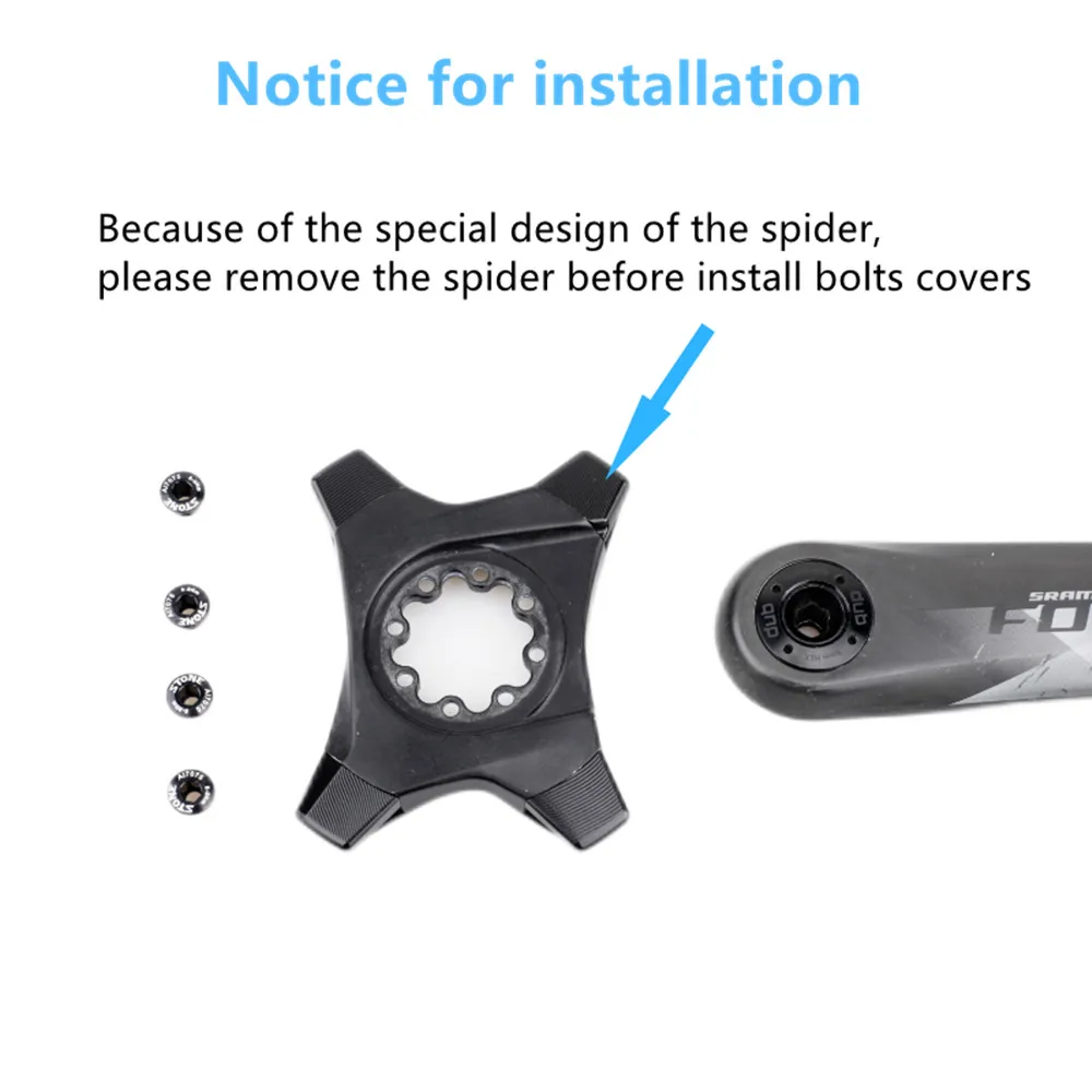 STONE 107BCD Bike Double Chainring Round 2X for Sram FORCE