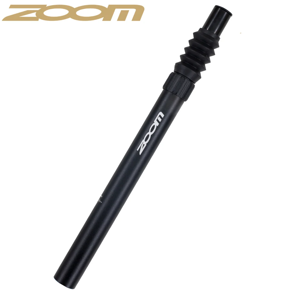 Zoom Suspension Seatpost with Straight Headless Pillar, 25.4/27.2/28.6/30.9mm, 40mm travel, 350mm Length