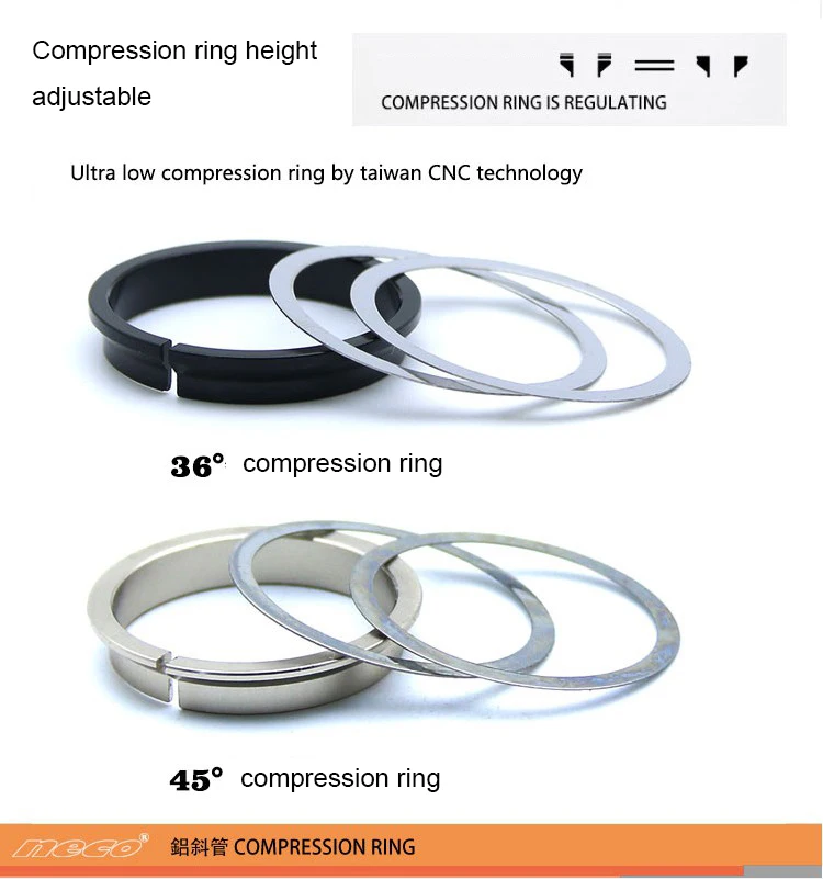 Neco bearing headset 41 41.8mm IS41 IS42 IS41.8 Integrated Threadless MTB Road Bike Headset, CNC Machined