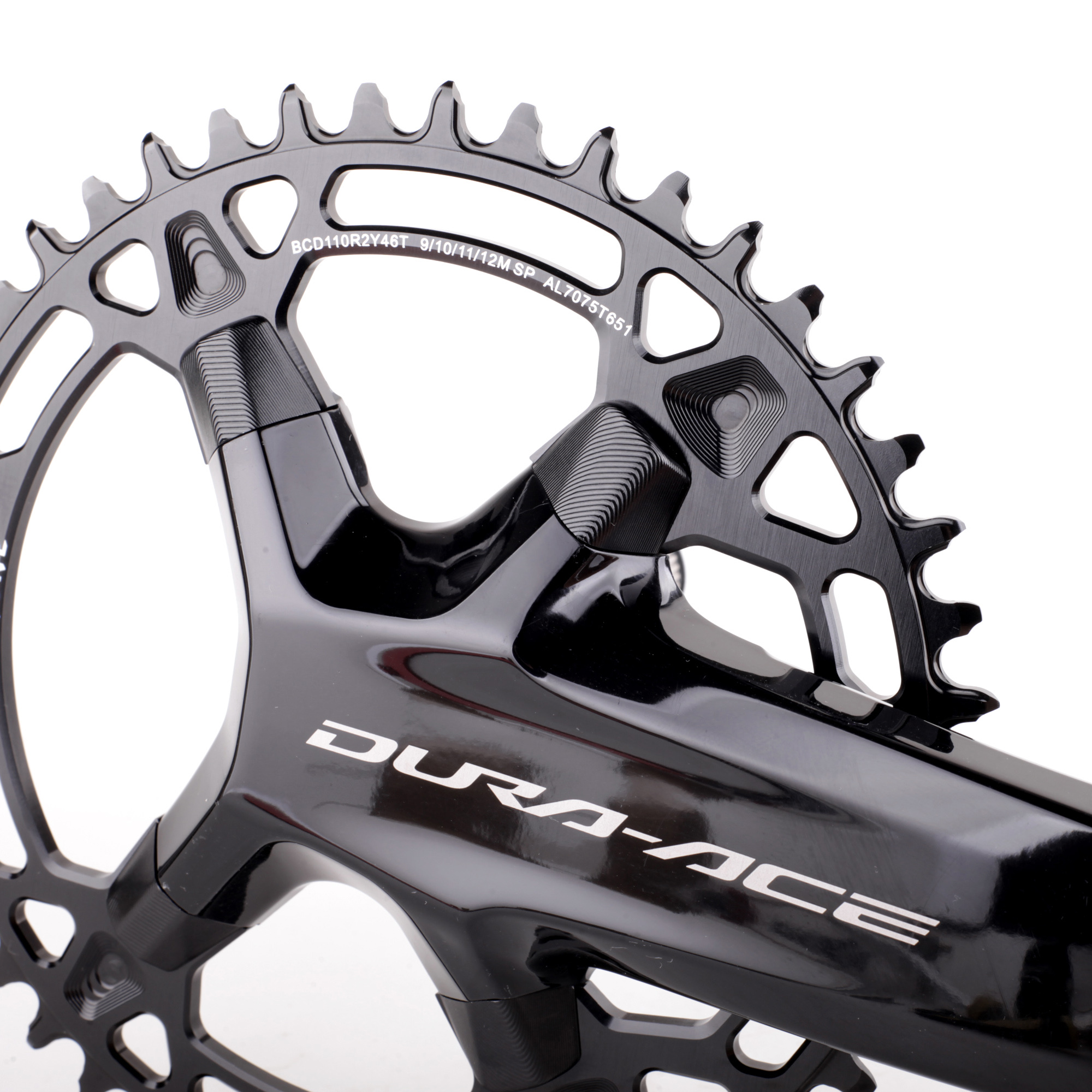 AL7075 Chainring decorative Cap for 105 R7000 R8000 R7100 R8100 R9100 R9200 FC 6800 9000 4-bolt Road Bike Crank Cover