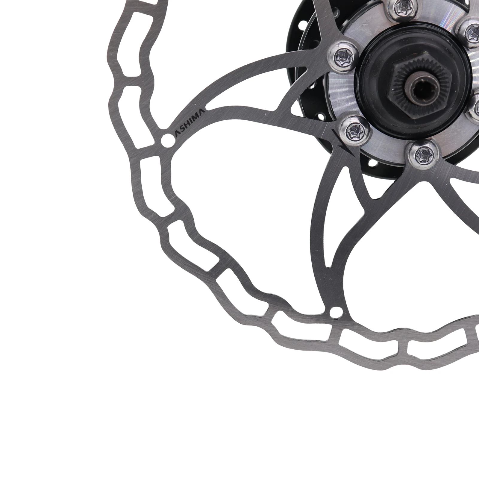 ASHIMA ARO 09 Brake Disc Rotor Only 64g MTB Bike Stainless Steel 140mm 160mm 180mm 203mm with 6 Bolts Black Red 1PC