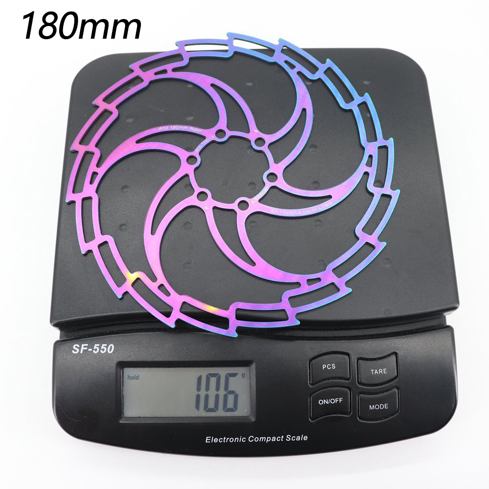 IIIPRO Bike disc brake oil slick stainless steel MTB road bike 160 180 203 rainbow 6 bolts G3 centerline rotor ipro
