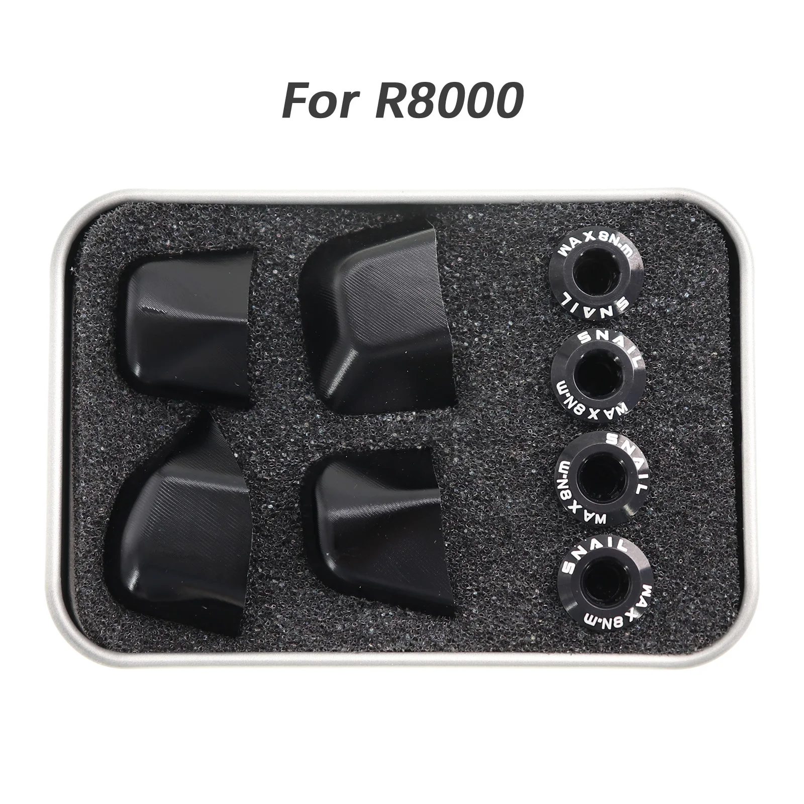 Snail Chainring Decoration Cap for Shimano 105 R7000 R8000 R9100 Cap Cover 4-bolt for Road Bike Decor Cap Crank Cover