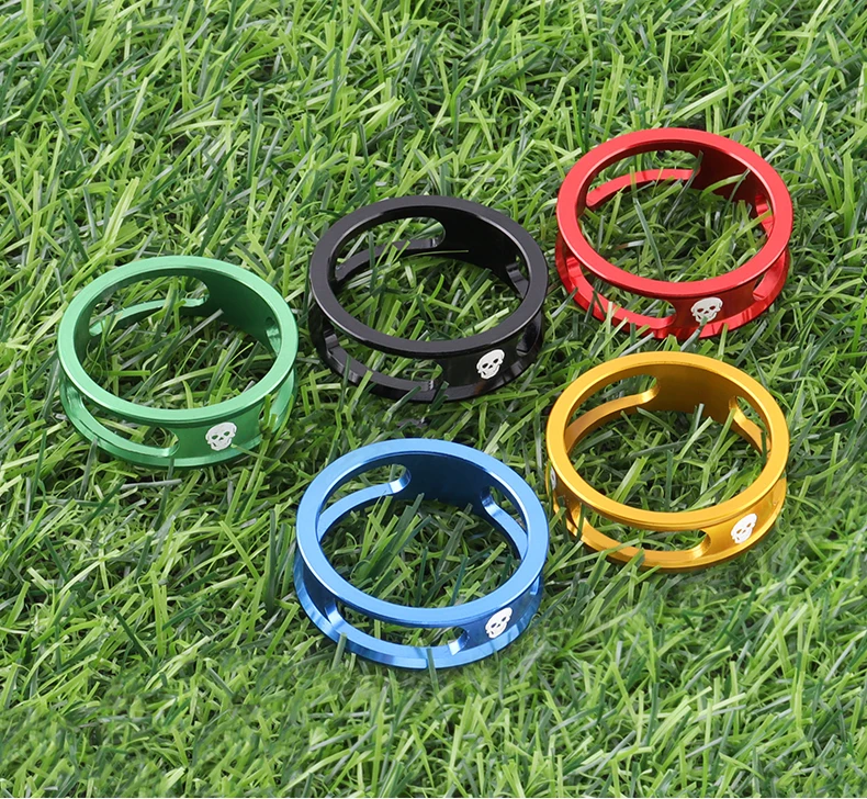 MUQZI Fork Washer 10mm CNC Bike Headset Spacer For 1-1/8 inch 28.6mm MTB BMX Road Bicycle Fork Washer