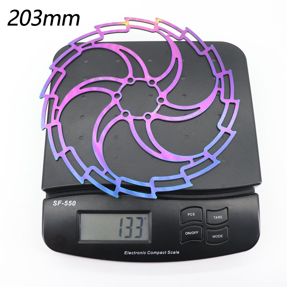 IIIPRO Bike disc brake oil slick stainless steel MTB road bike 160 180 203 rainbow 6 bolts G3 centerline rotor ipro
