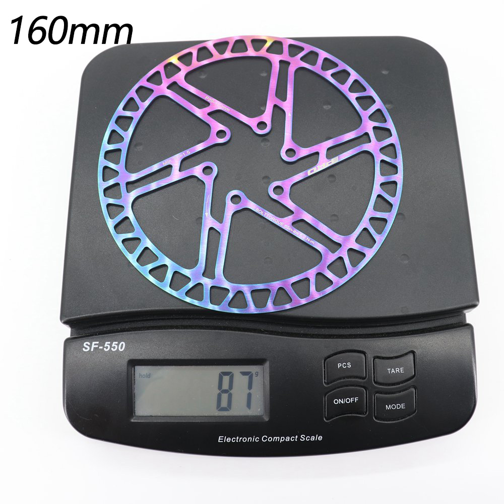 IIIPRO Bike disc brake oil slick stainless steel MTB road bike 160 180 203 rainbow 6 bolts G3 centerline rotor ipro