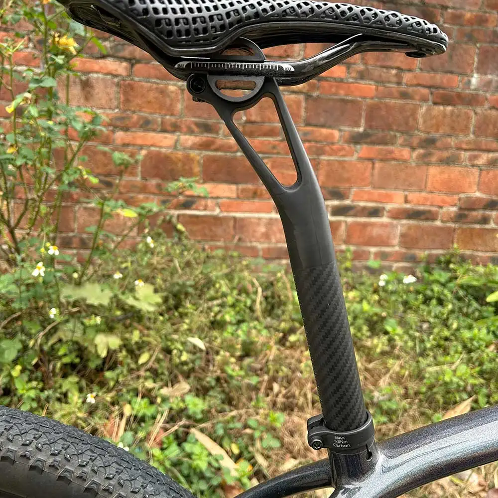 Elita One Carbon Seat post Setback 5mm/25mm MTB/Road Bike Seatpost 27.2/30.9/31.6mm Carbon Fiber Half Shell Master