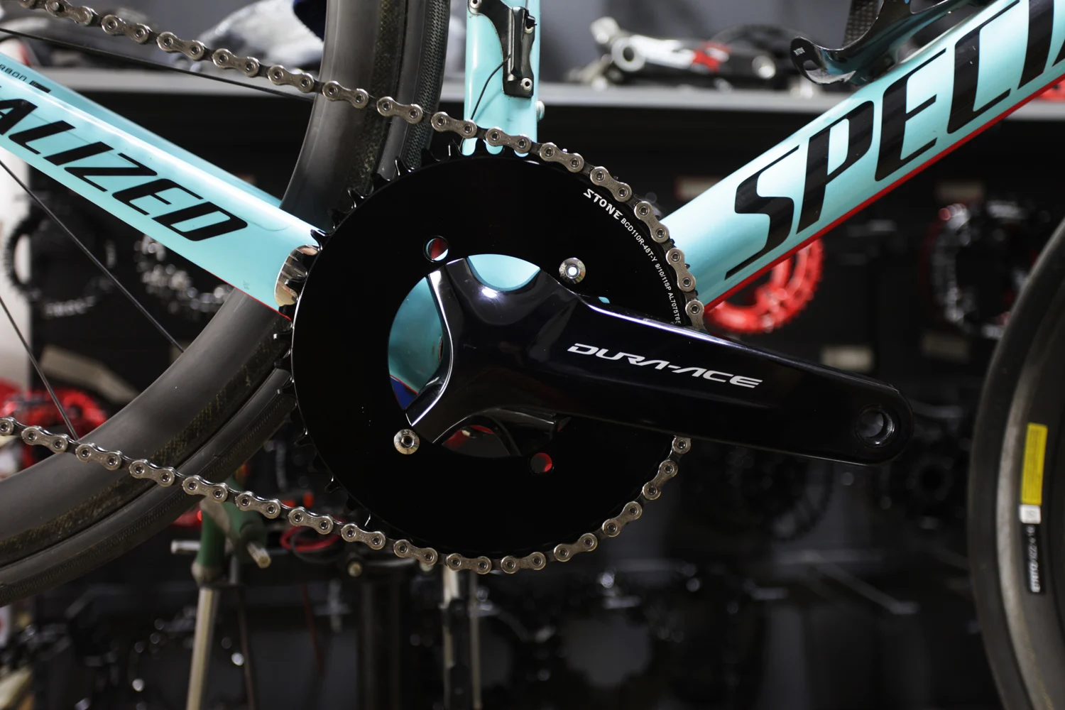 Stone 110BCD Round Chainring for Shimano 105 R7000 UT R8000 DA R9100 42–70T