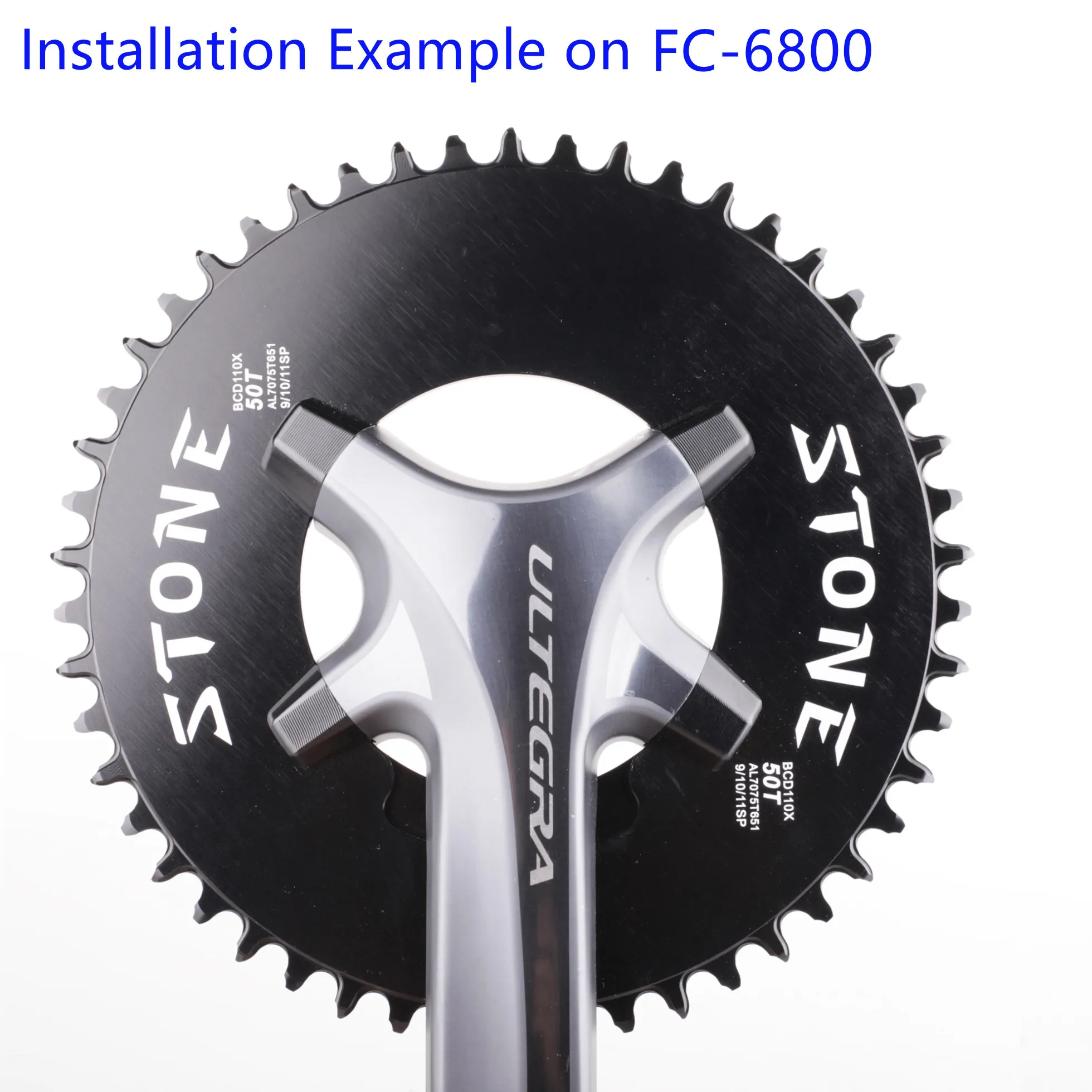 AL7075 Chainring decorative Cap for 105 R7000 R8000 R7100 R8100 R9100 R9200 FC 6800 9000 4-bolt Road Bike Crank Cover