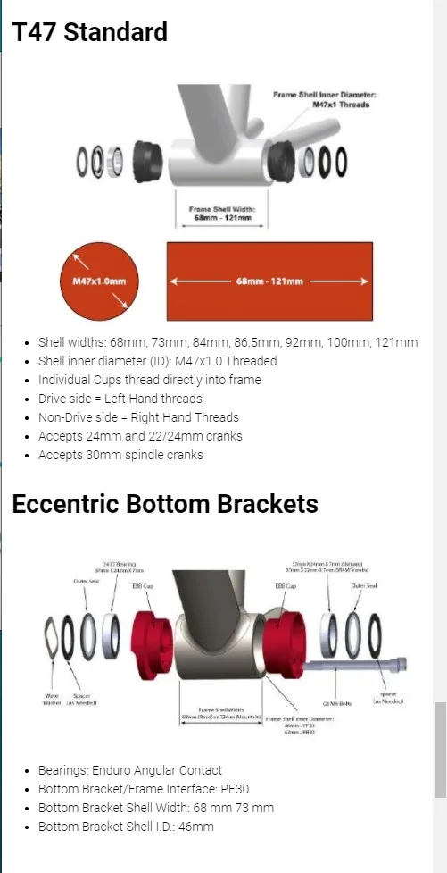 Gineyea Ceramic bearing Bottom bracket bike BB30 PF30 BB86 B79 BB386 for Shimano for SRAM GXP press fit in 24mm 22 19mm