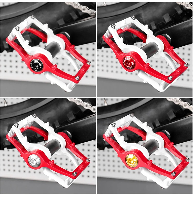 MUQZI 2PCS Bicycle Pedal Cover Bolts M14x5/6.5/9mm Aluminum Bike Pedal Dust-protection Screw MTB Road Cycling Repair