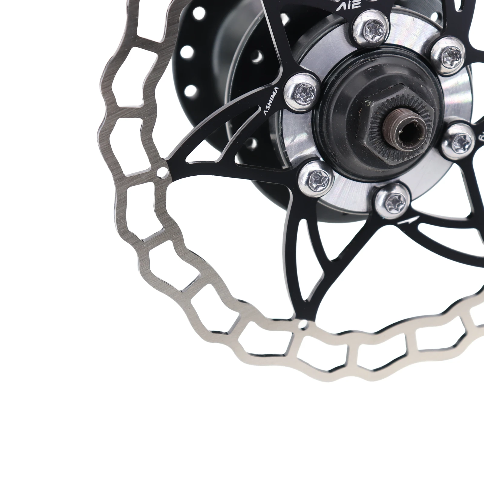 ASHIMA ARO 09 Brake Disc Rotor Only 64g MTB Bike Stainless Steel 140mm 160mm 180mm 203mm with 6 Bolts Black Red 1PC