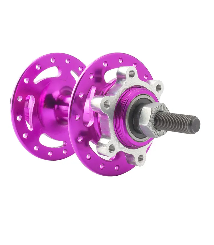 MUQZI 2Pcs 44mm 48mm Bike Hub Disk Disc Brake Rotor Adapter Freewheel Threaded Hubs 6 Bolt Flange MTB Road Bicycle