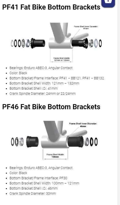 Gineyea Ceramic bearing Bottom bracket bike BB30 PF30 BB86 B79 BB386 for Shimano for SRAM GXP press fit in 24mm 22 19mm