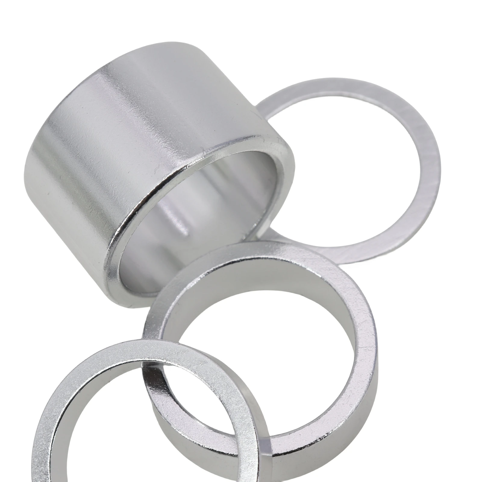 Neco 1 Inch 25.4mm 20/10/5/3/2mm Bicycle Headset Stem Al Bike Fork Star Nut Top Cap Cover Adjusting Dust Cover Spacer